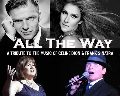 celine dion frank sinatra|who wrote all the way.